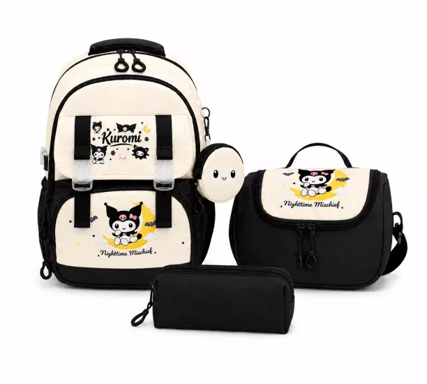 Kore Kawaii 4’lü Okul Çantası Seti