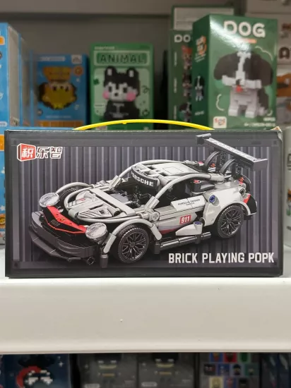 Building Block Çok Parçalı Araba Lego-Siyah