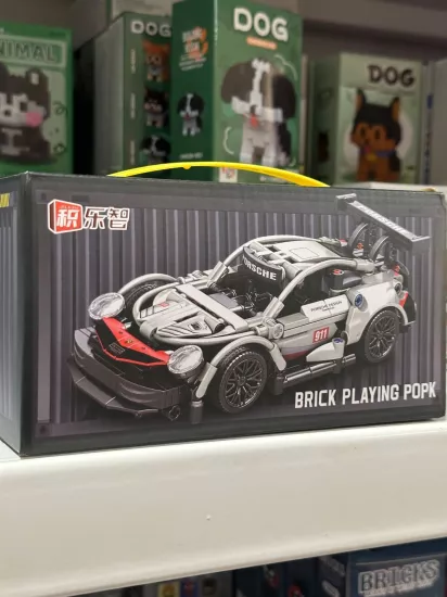 Building Block Çok Parçalı Araba Lego-Siyah