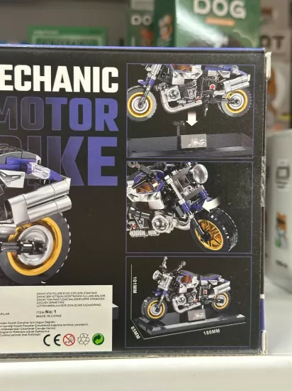 Büyük Building Block Çok Parçalı Motosiklet Lego