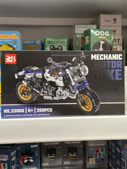 Büyük Building Block Çok Parçalı Motosiklet Lego
