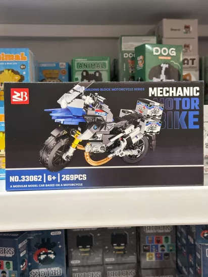 Büyük Building Block Çok Parçalı Motosiklet Lego