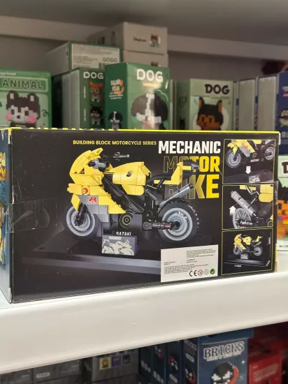 Büyük Building Block Çok Parçalı Motosiklet Lego
