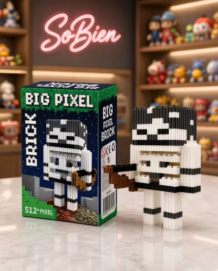 Big Pixel Bricks Karakterli