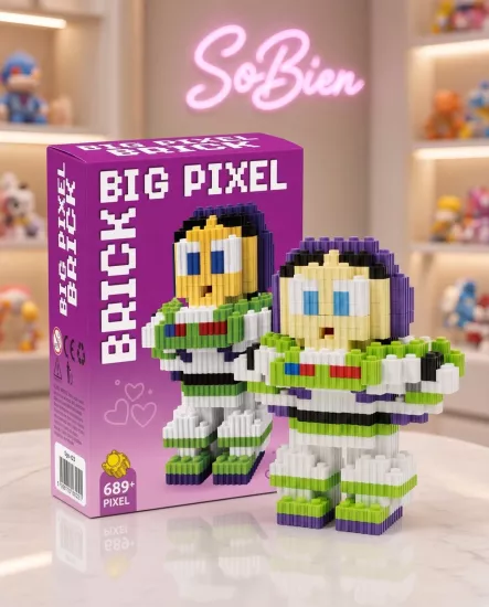 Big Pixel Bricks Karakterli