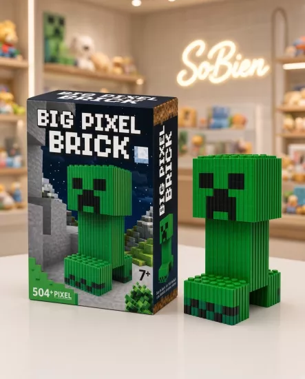 Big Pixel Bricks Karakterli