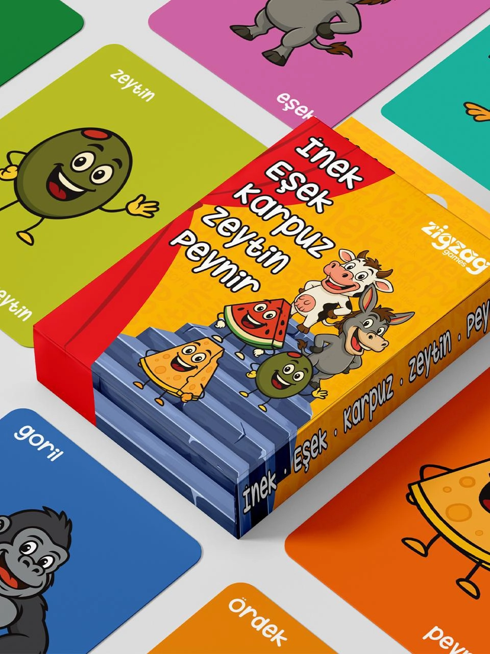  İnek Eşek Karpuz Zeytin Peynir – Eğlenceli Kart Oyunu