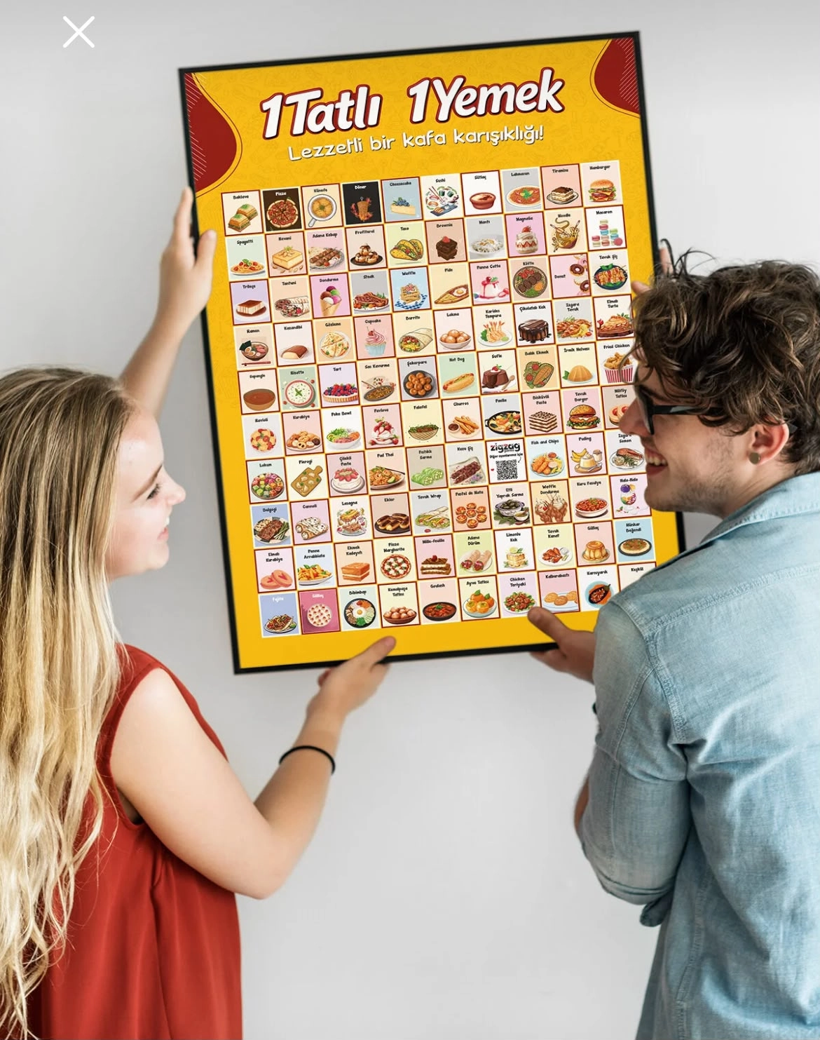 1 Tatlı 1 Yemek – Yemek Temalı Eğlenceli | Özel Kazı Kazan Poster