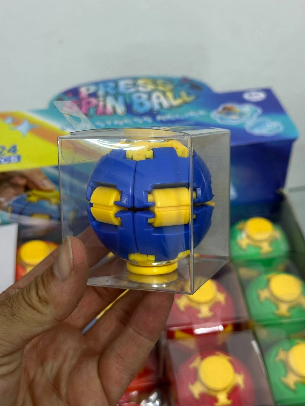 Spin Ball Orjinal İthal Asetat Kutulu - ( Açıklamada İstediğiniz Rengi Belirtin )