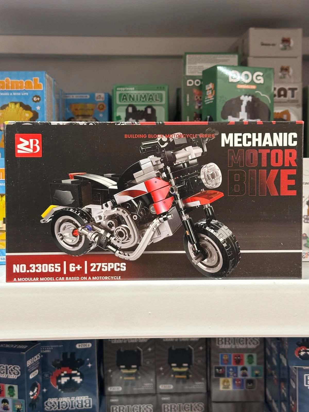 Büyük Building Block Çok Parçalı Motosiklet Lego