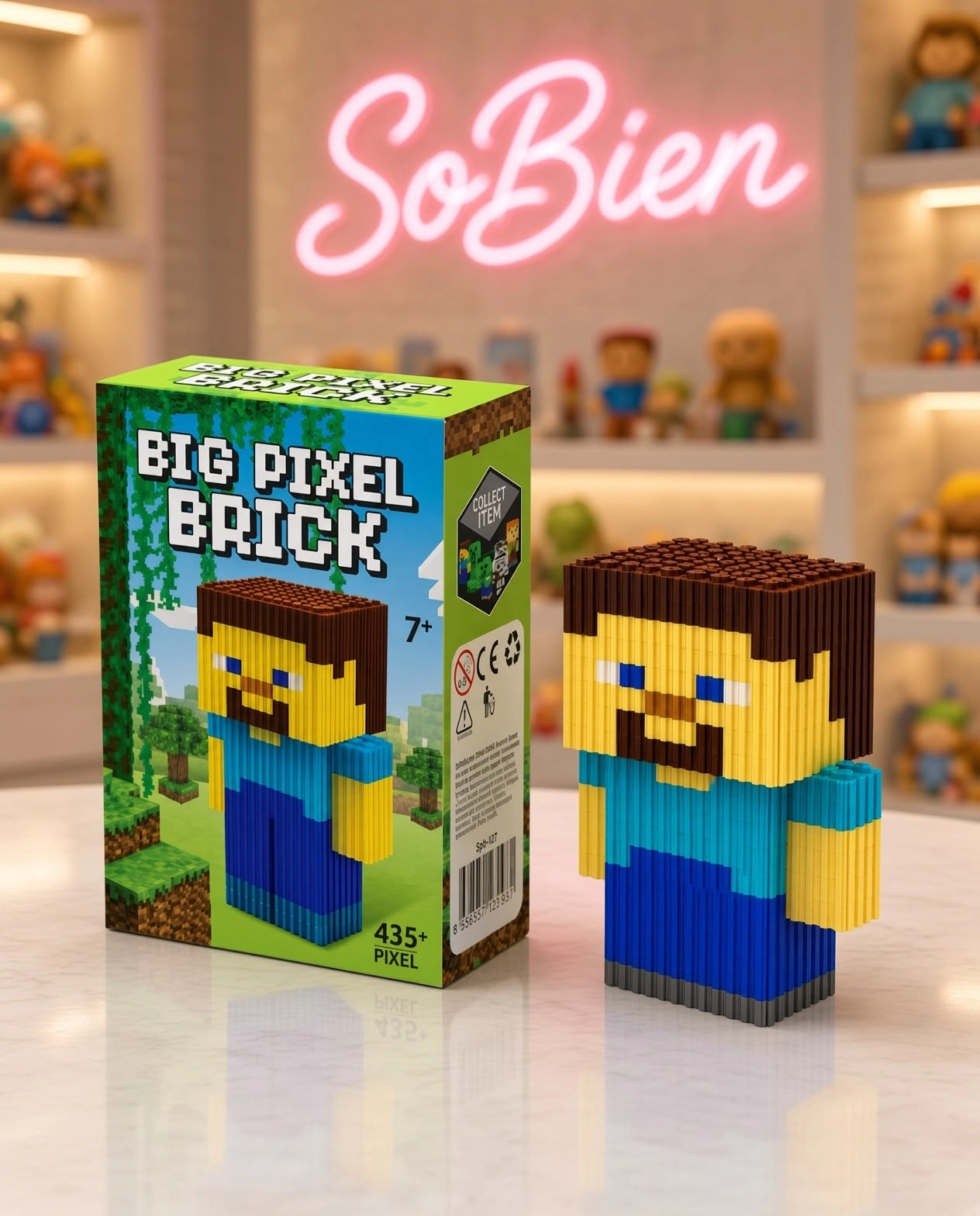 Big Pixel Bricks Karakterli