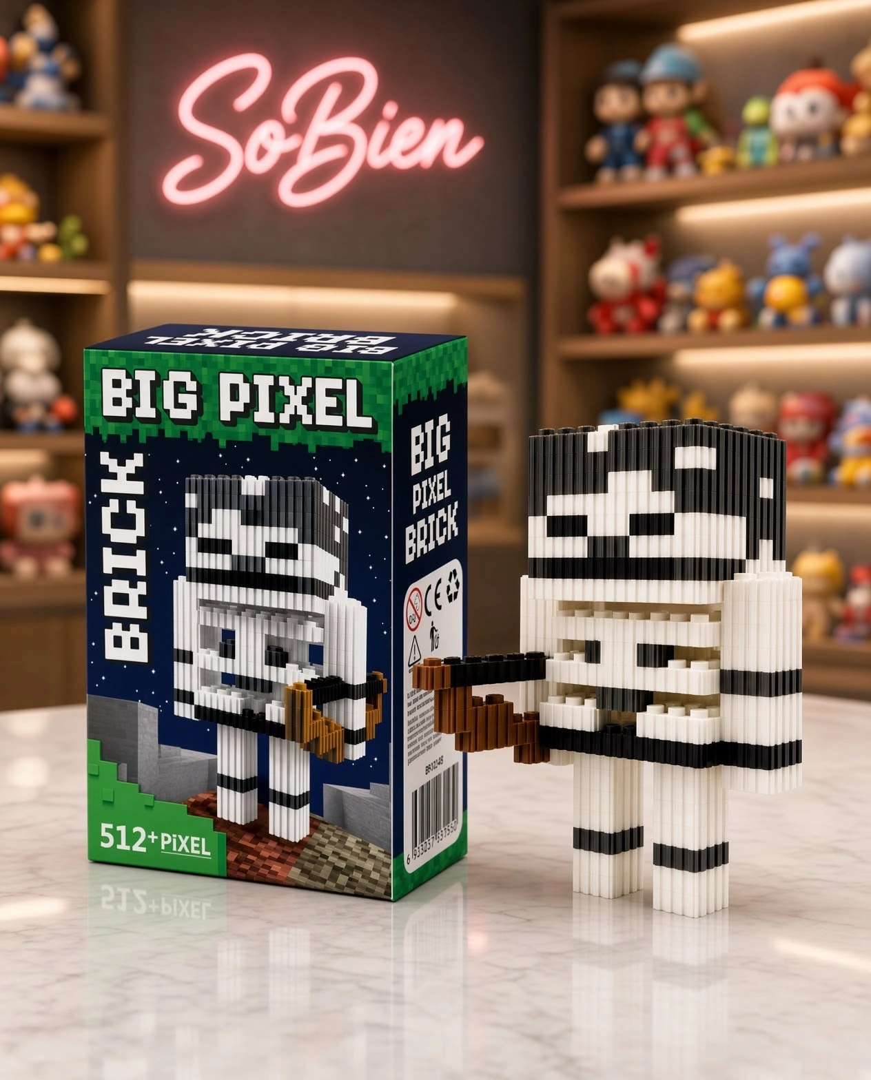 Big Pixel Bricks Karakterli