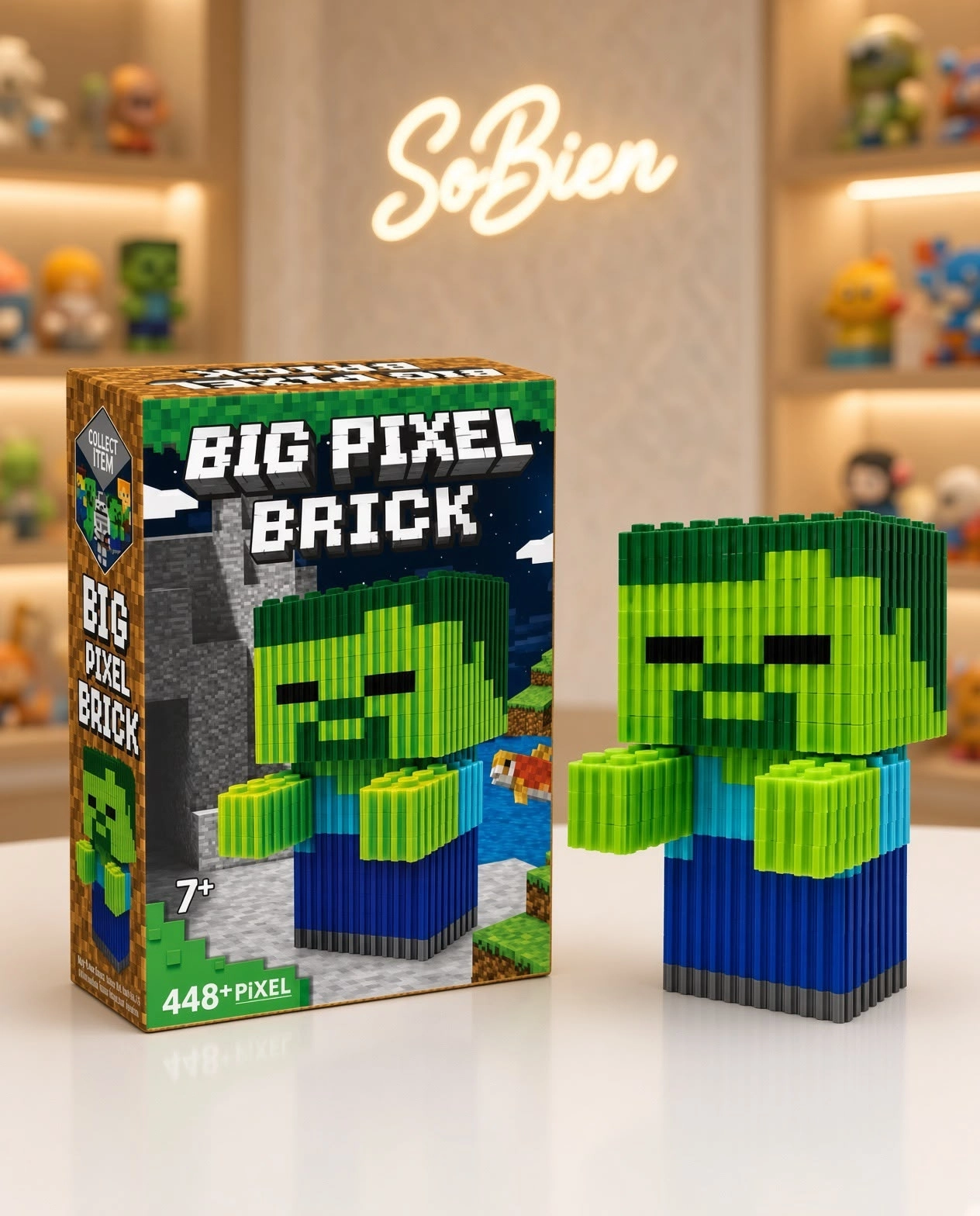  Big Pixel Bricks Karakterli