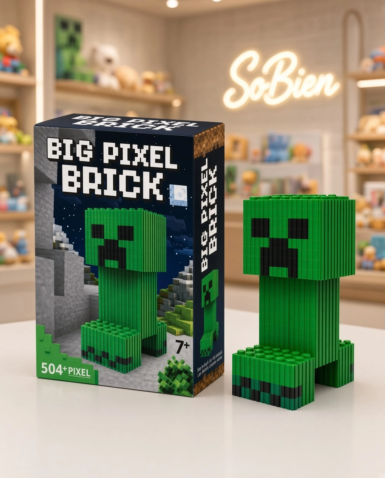 Big Pixel Bricks Karakterli