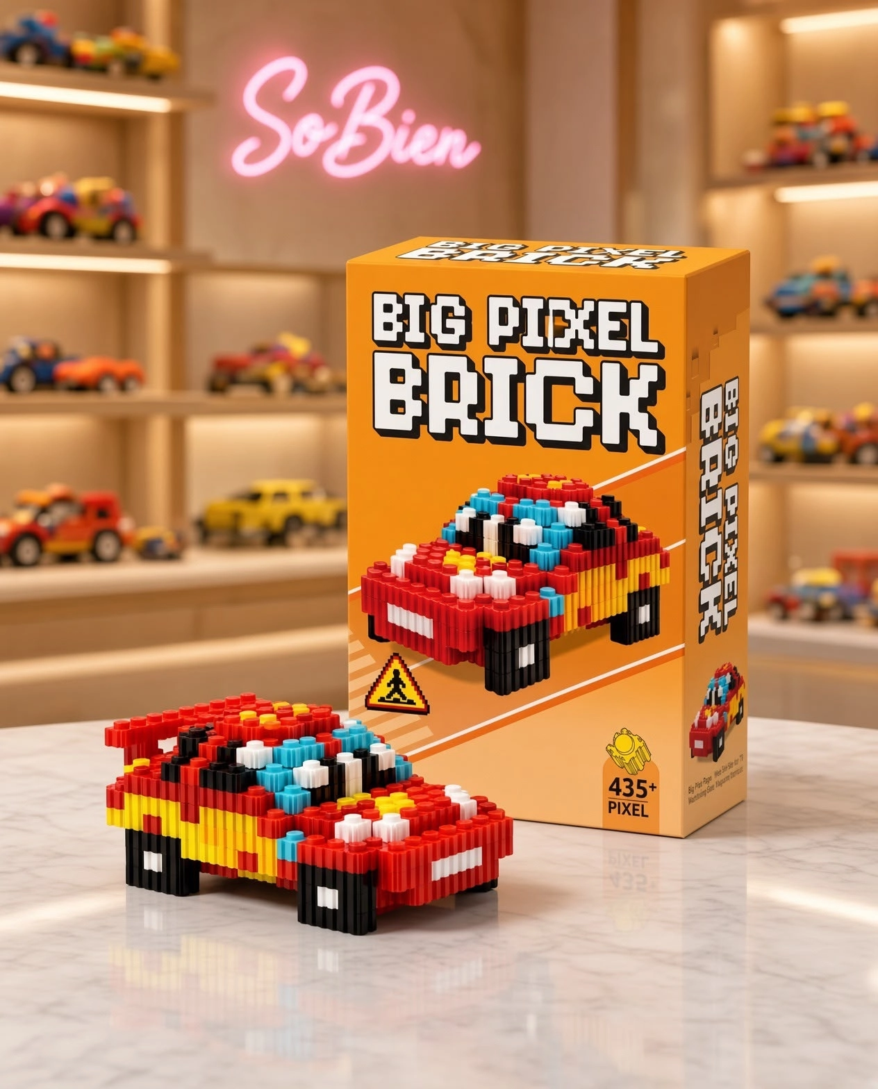 Big Pixel Bricks Karakterli