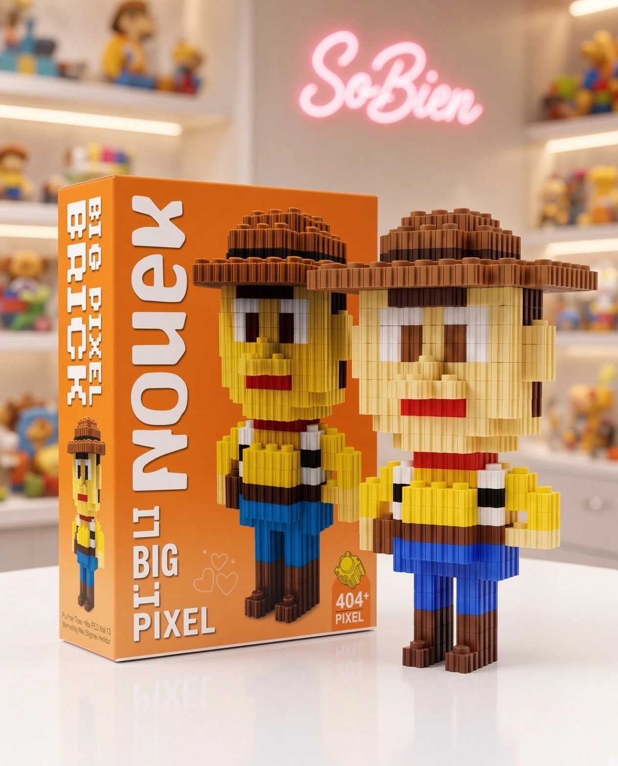 Big Pixel Bricks Karakterli